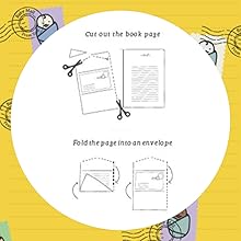 illustrated instructions fos new dads how to cut out the page and turn it into evvelopes
