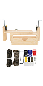 Paracord Jig Bracelet Maker, Paracord Jig Tool with 2 pcs Paracord and Knotter Tools