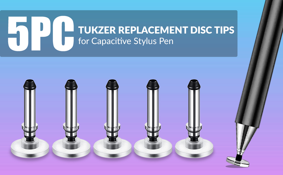 New Year Sale Tukzer Universal Replacement Disc Tips For Capacitive Stylus... 8 01
