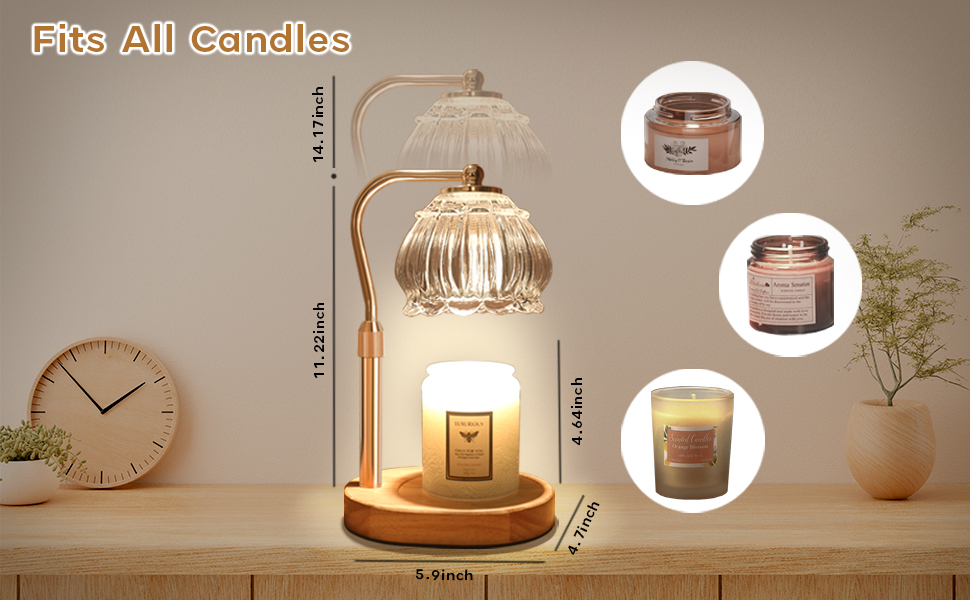 LIFETOWE Candle Warmer Lamp, Electric Candle Warmer with