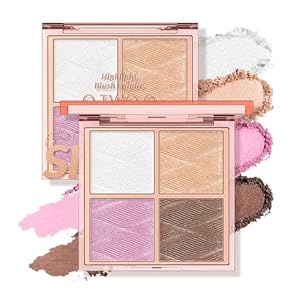 COSLUXE O TWO O Highlighter Blush , Highlighter & Contour Palatte
