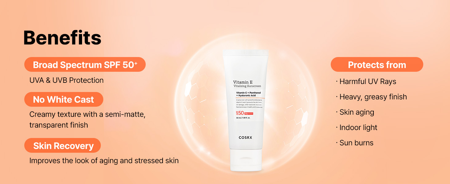 cosrx vitamin e sunscreen