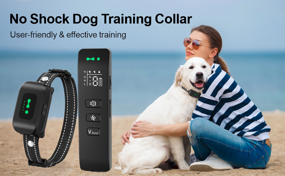 Trivlpet Vibrating Dog Collar No Shock 2000ft Dog
