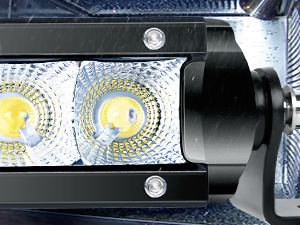 2Pcs 7Inch 30W Super Slim Flood Beam LED Light Bar