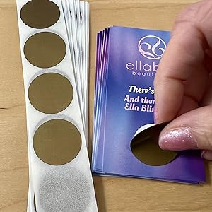 Gold Scratch Off Stickers for DIY Scratch Off Cards