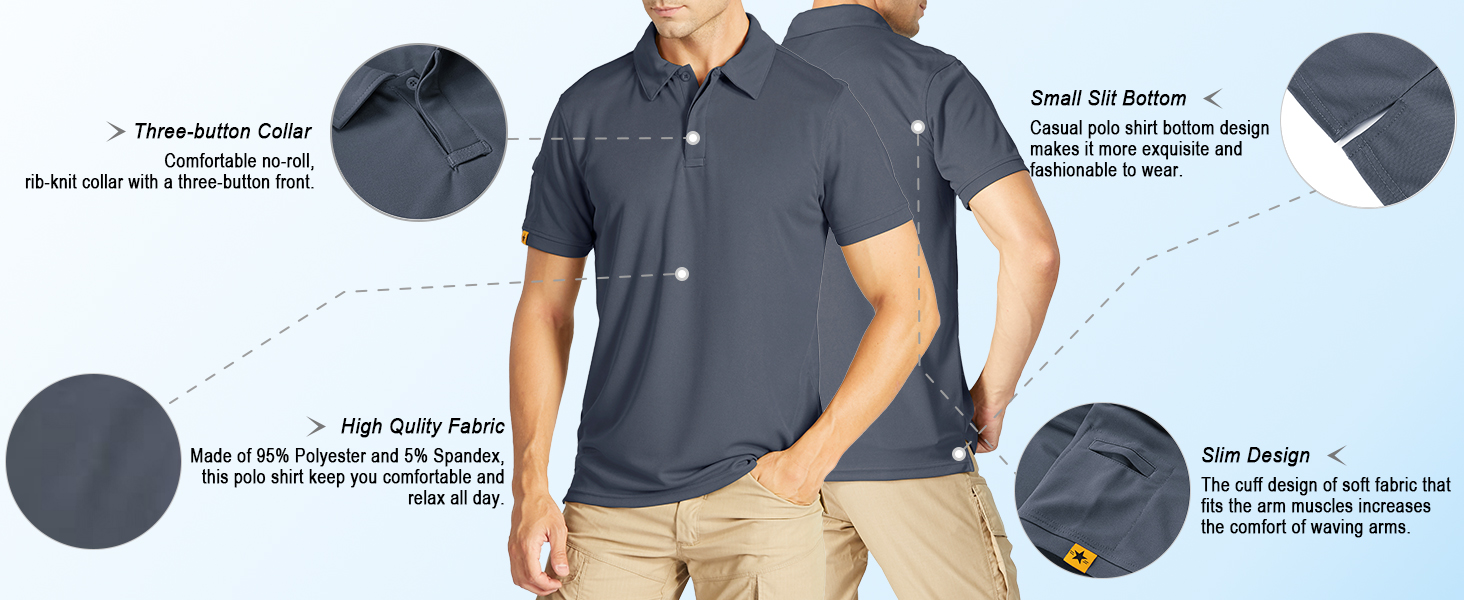 mens golf polo