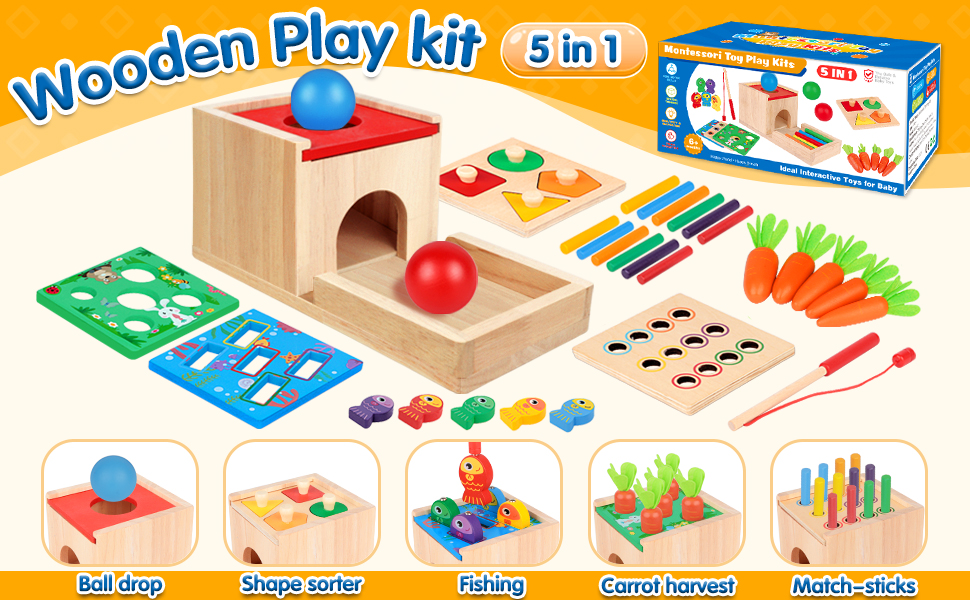 wooden toys kit