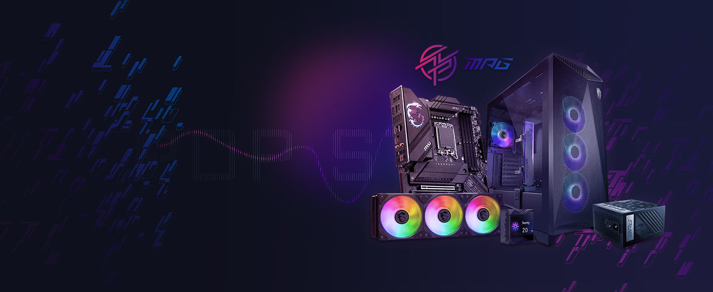 Carcasa para PC para juegos MPG GUNGNIR 300R AIRFLOW