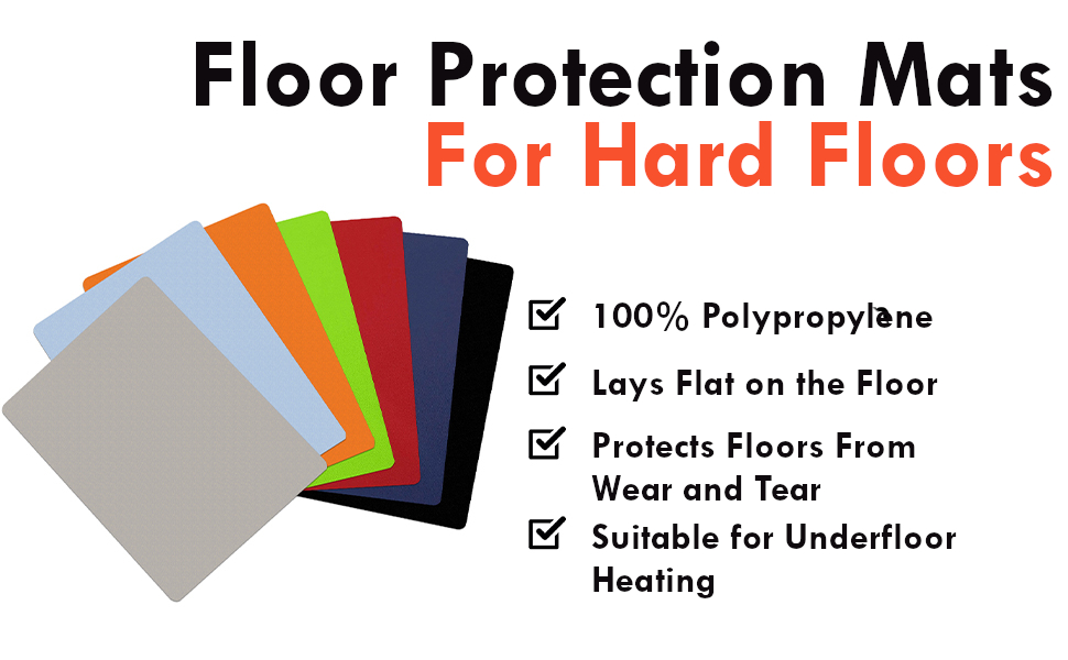 Chair Mat for Hard Floors Colour Office Chair Underlay Mat