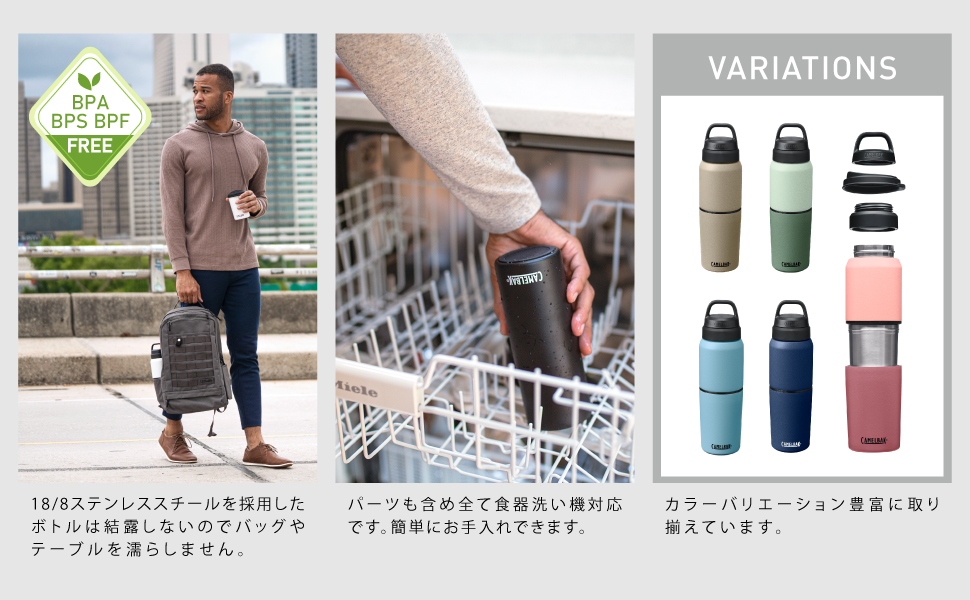 CAMELBAK MULTIBEV 2個セット Camelbak MultiBev Vacuum All in One - 650ml - For hot & cold