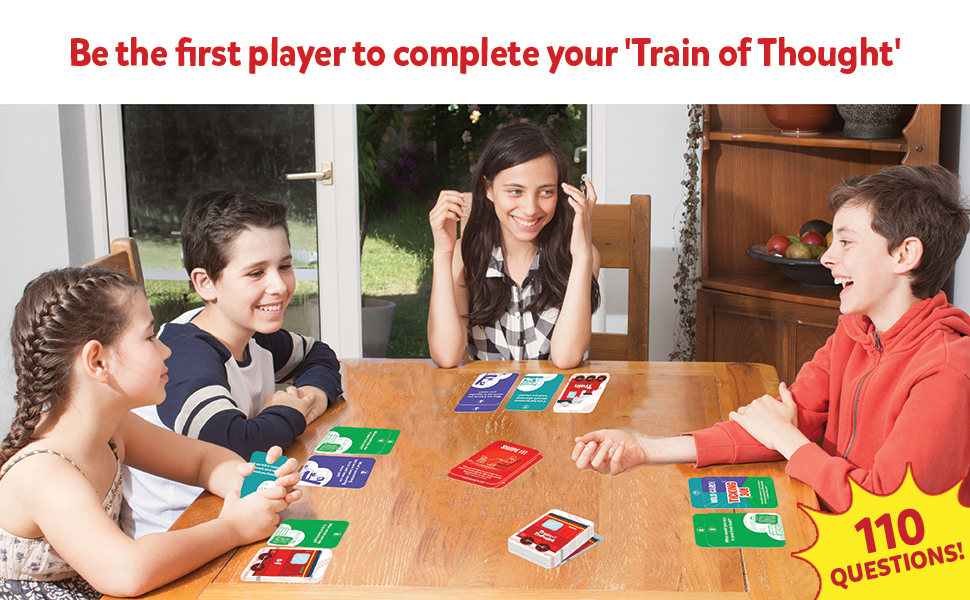 Skillmatics Card Game Train of Thought Gifts, Family