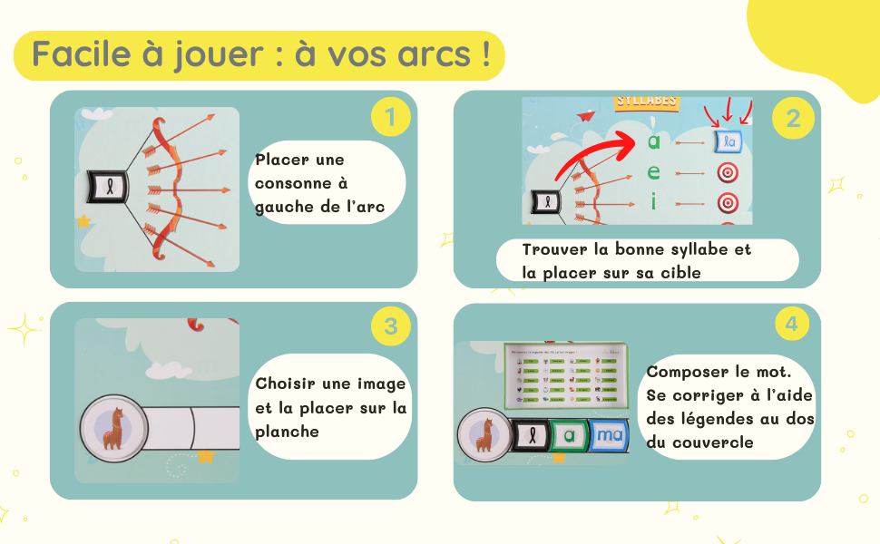 Facile à jouer Ma fabrique à syllabes