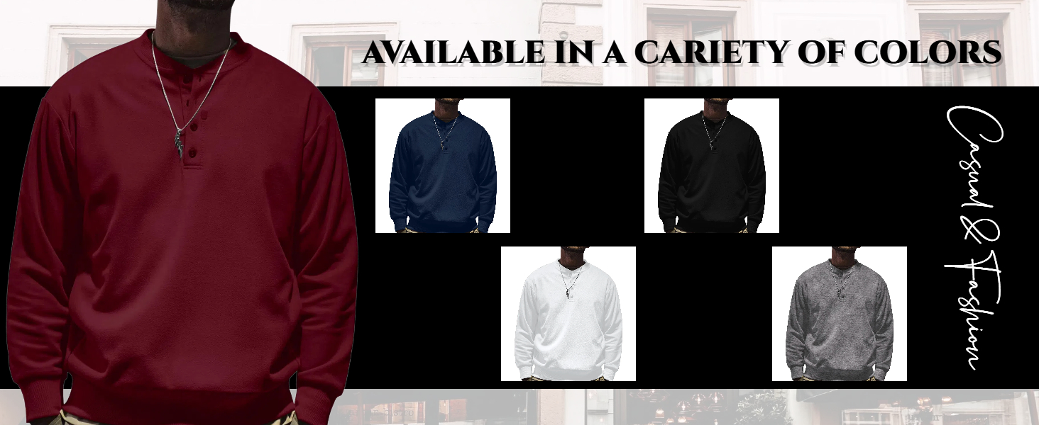 Mens Henley Shirts