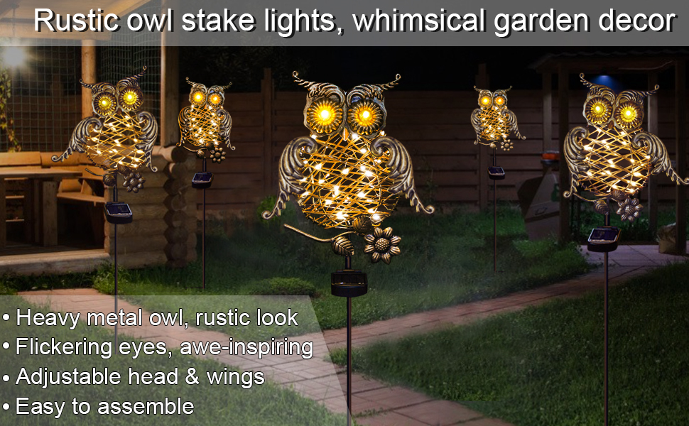 solar patio lights yard decor