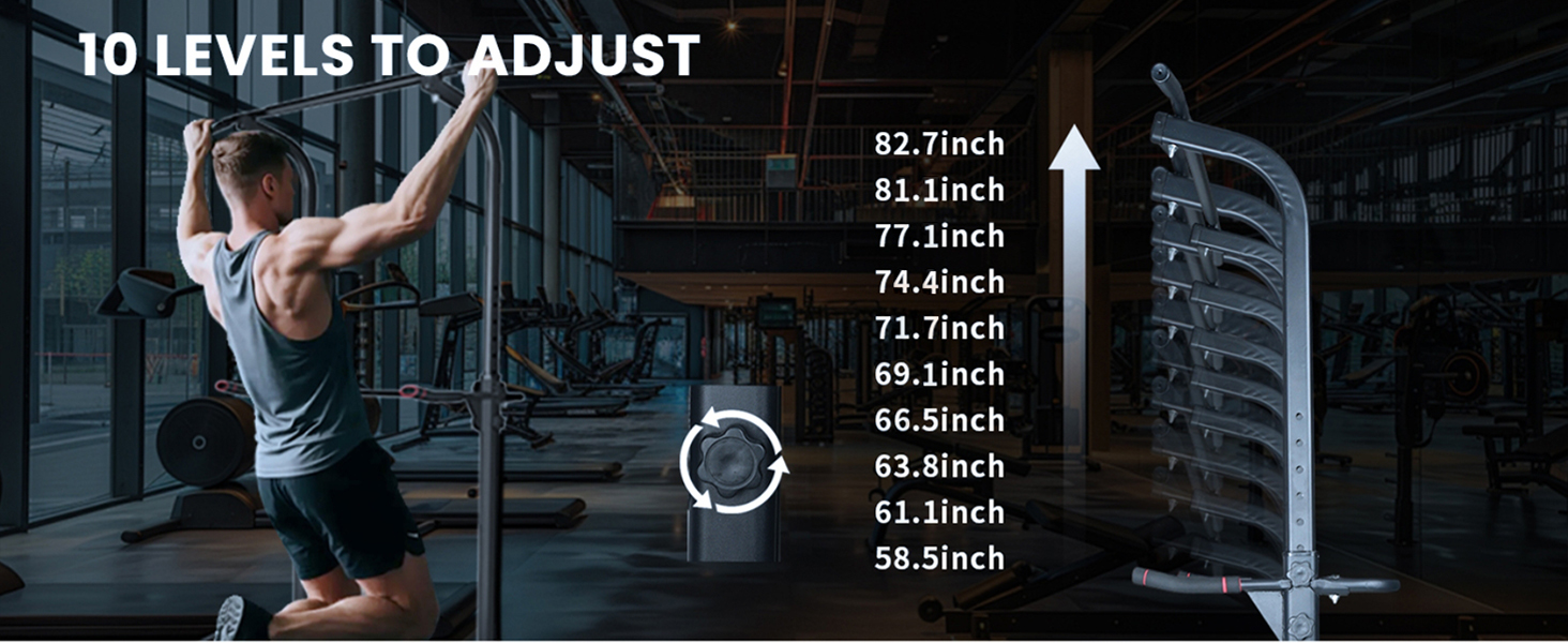 Power Tower Pull Up Bar Dip Station