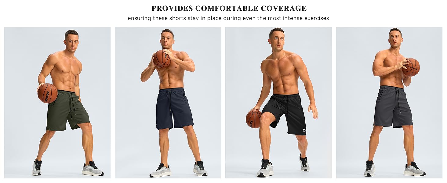 men basketball shorts with pockets
