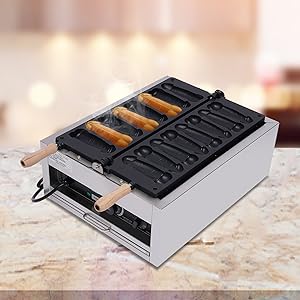 Commercial Waffle Stick Maker, 2200W Waffle Baker Machine
