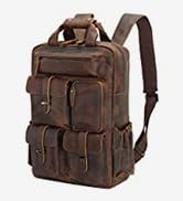 leather backpack for man