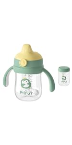 Toddler Learning Drinking Cup Ppsu Straw Cup For 1-2 Year-olds,  Antiflatulence, Leak-proof, Spill-proof