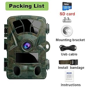 hunting camera packing list