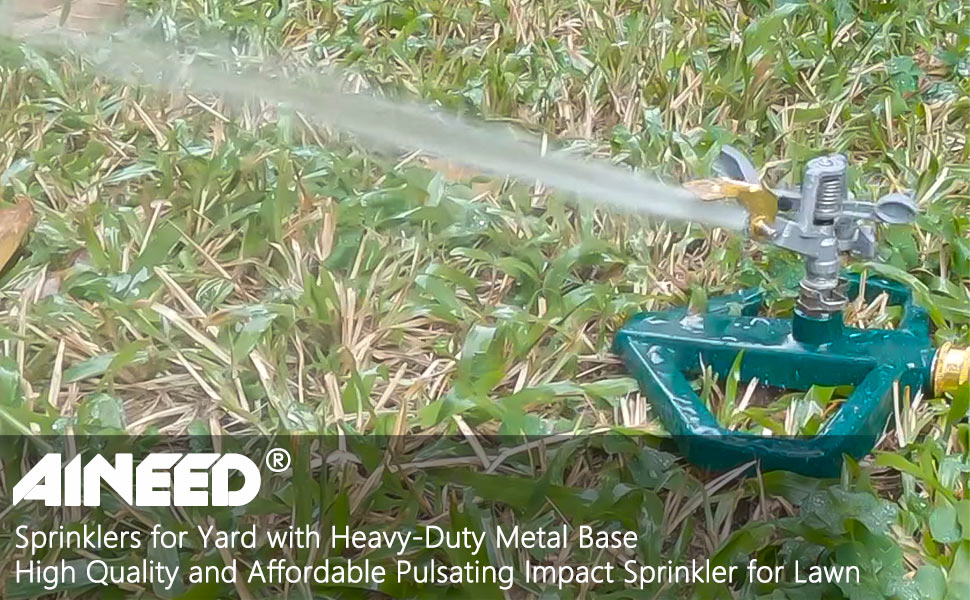 Sprinklers for Yard AINEED Water Sprinkler for Lawn with