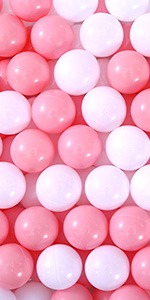 White Pink Balls