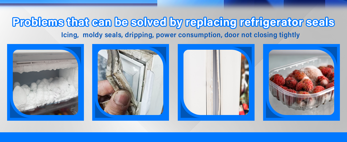 Refrigerator French Door Gasket W10830162, Compatible with