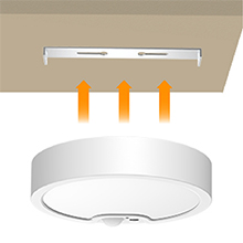 motion sensor detector light ceiling light fushmount mounting luz lampara luce techo