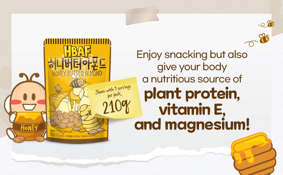 HBAF HONEY BUTTER ALMOND KOREA