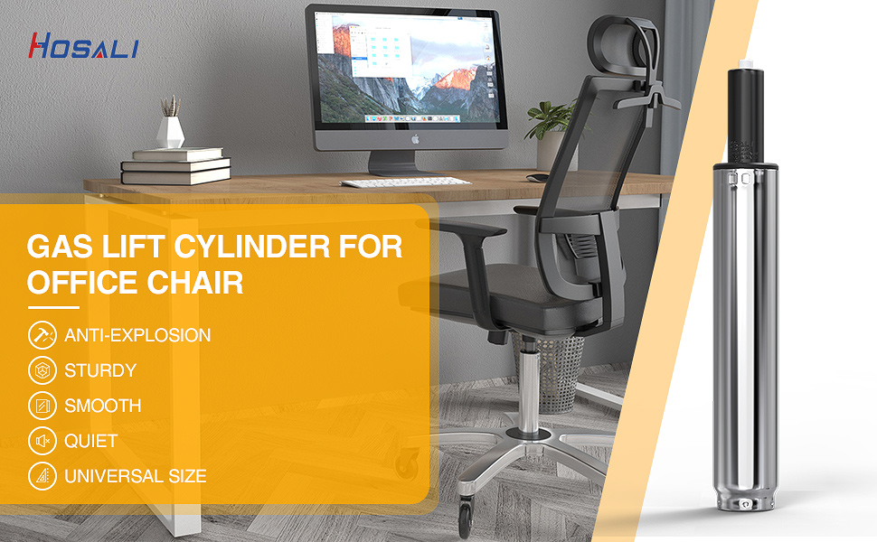 HOSALI Office Chair Cylinder Replacement, HeavyDuty Office