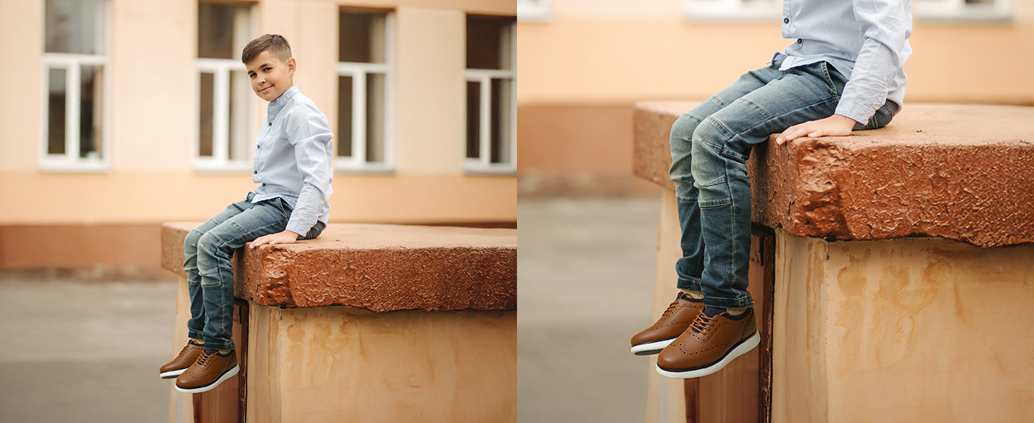 Bruno Marc Lace-Up Comfortable Fashion Dress Shoes