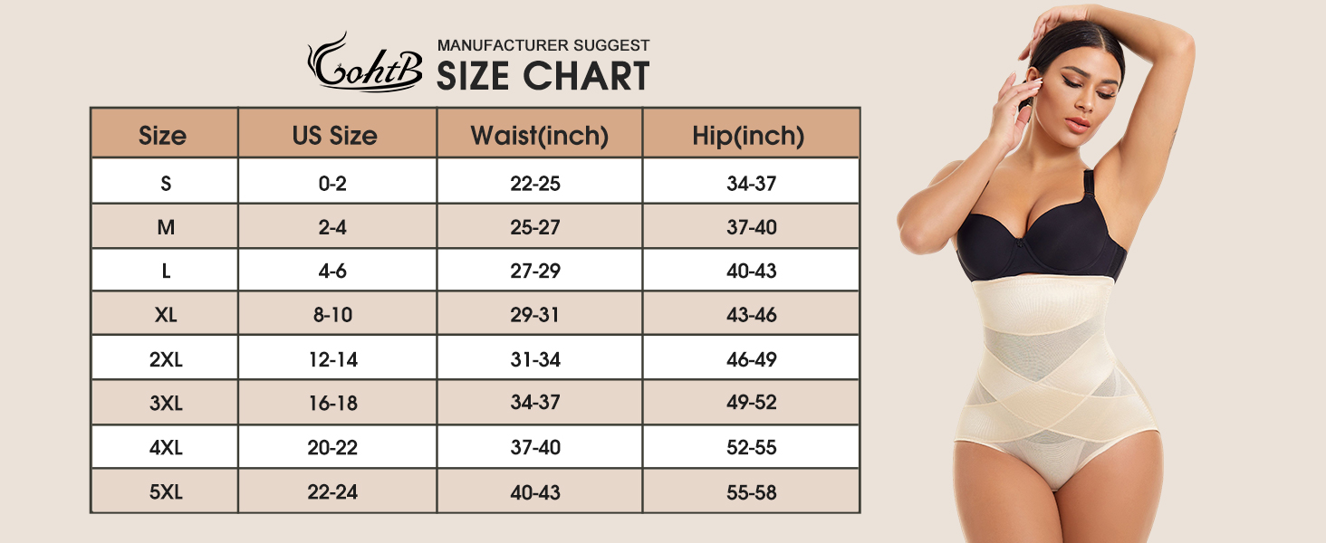 Women&#39;s Tummy Control Shapewear Panties Hi-Waist
