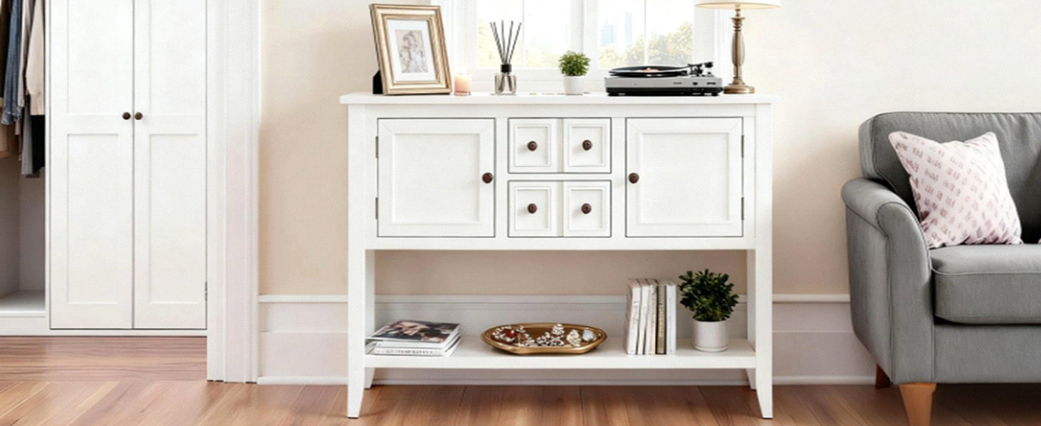 kitchen buffet with countertop