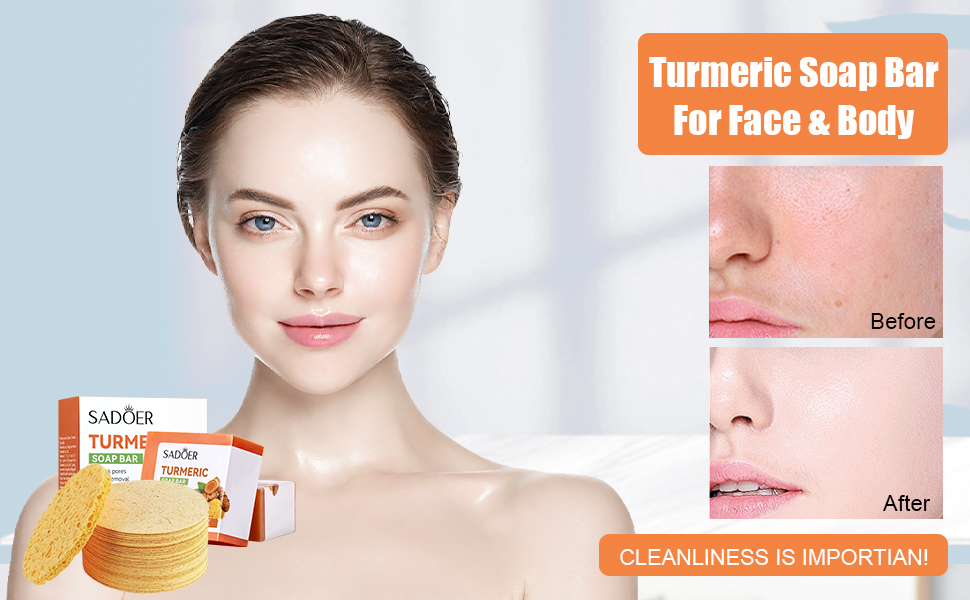 turmeric soap bar for face