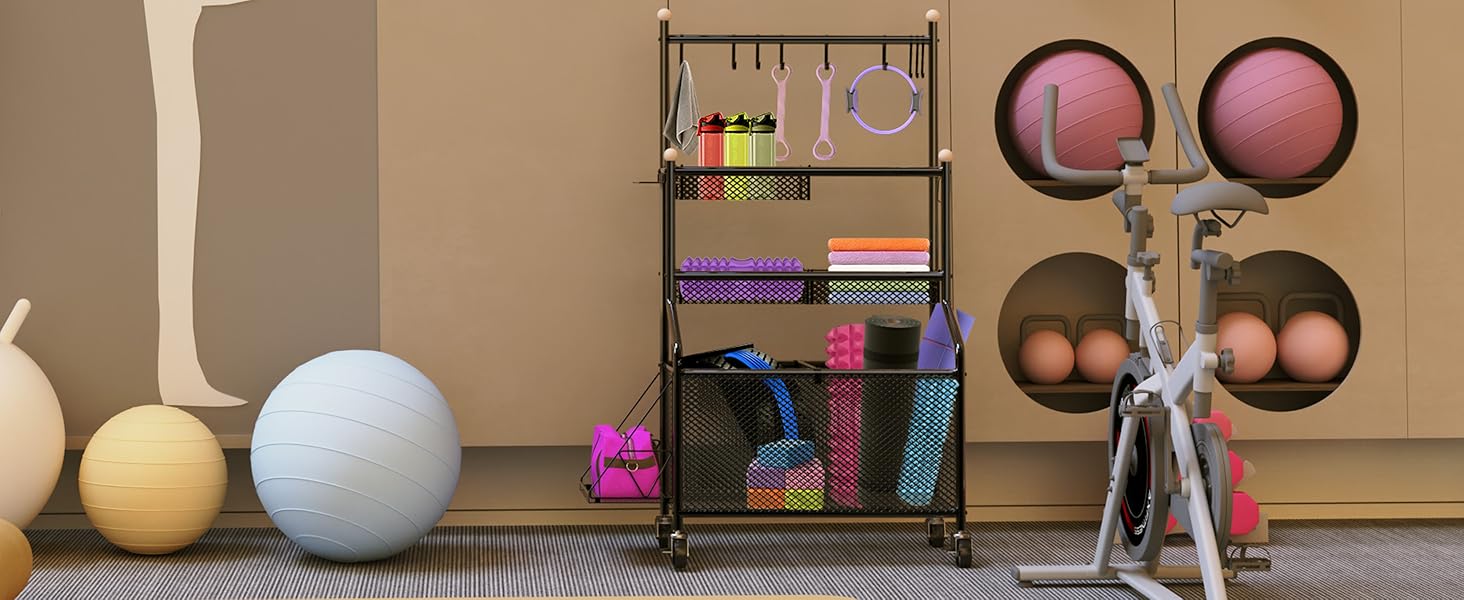 sports equipment organizer