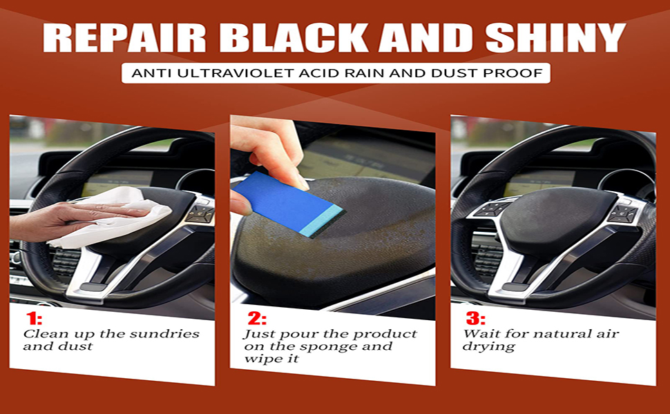 Plastic Parts Refurbish Agent Car Exterior Restorer