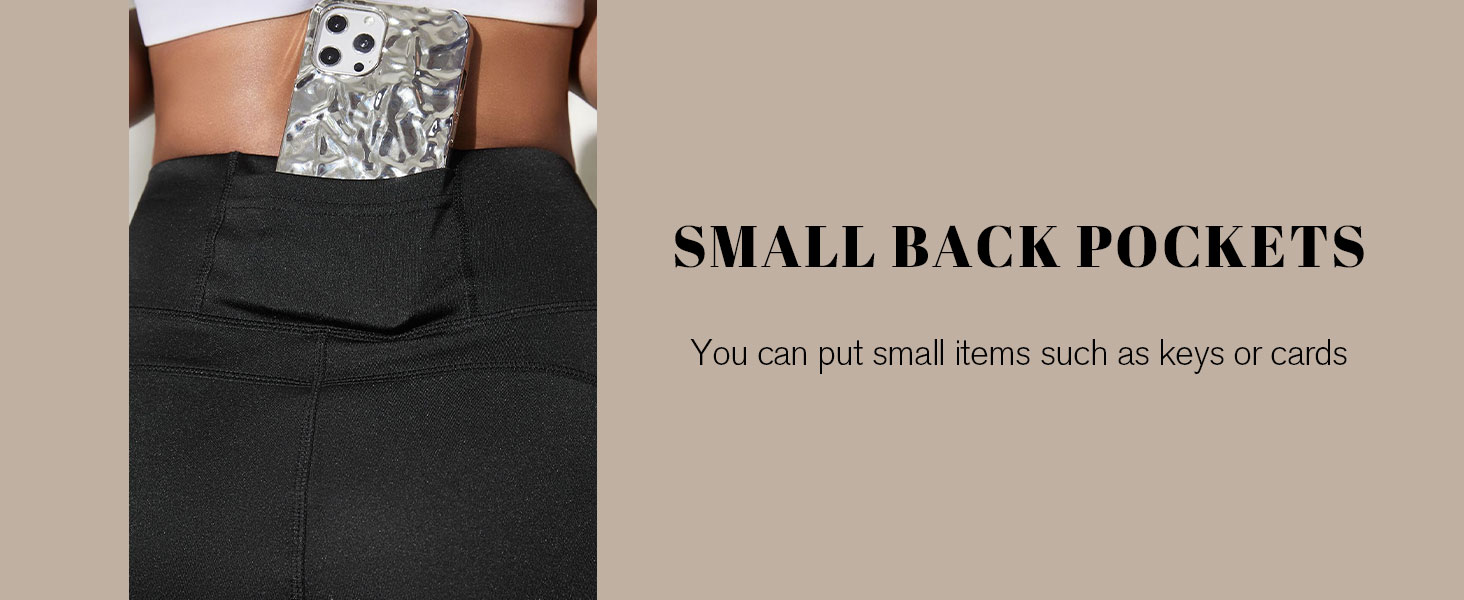 leggings whti small pockets