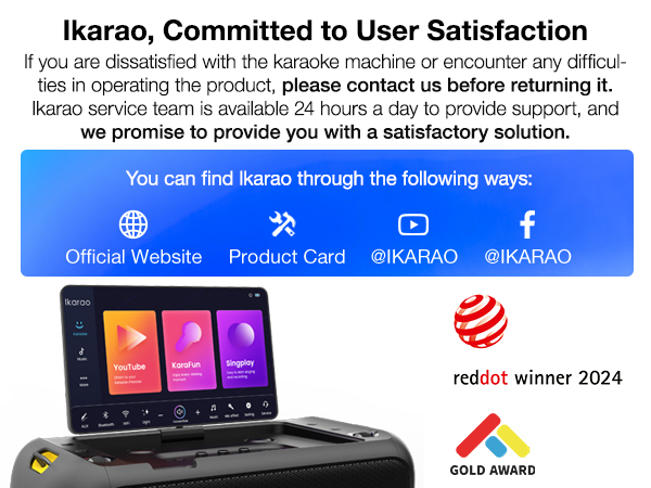 Ikarao Break X1 Karaoke Machine