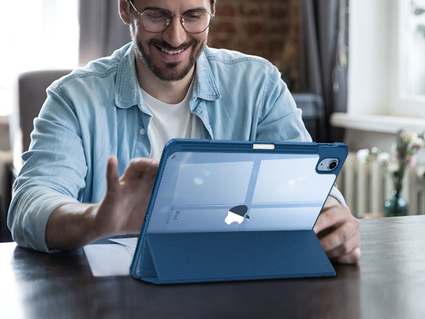 ipad 10th 10.9 case blue hard