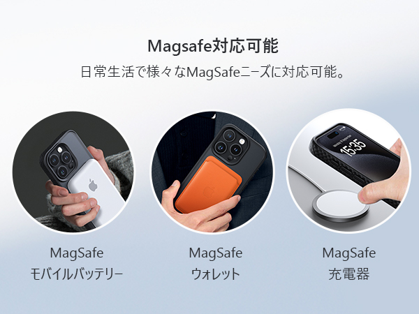 Amazon.co.jp: 【Magsafe対応】2023 Lamicall iPhone 15 Pro
