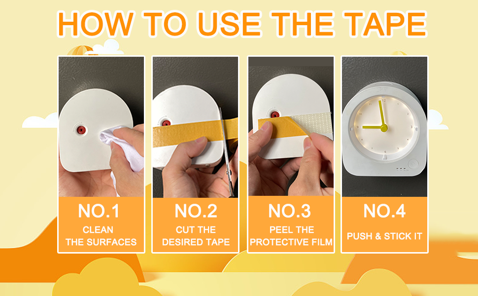 KAIHENG Total Tape Double Sided Fabric Tape, Multifunctional Double