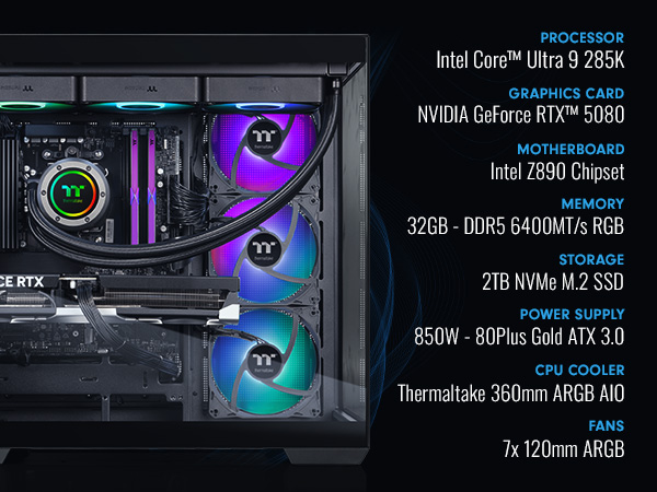 Amazon.com: Thermaltake LCGS View u2880-380 Gaming Desktop