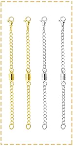 necklace extender magnetic clasp lobster clasps for jewelry making gold and silver