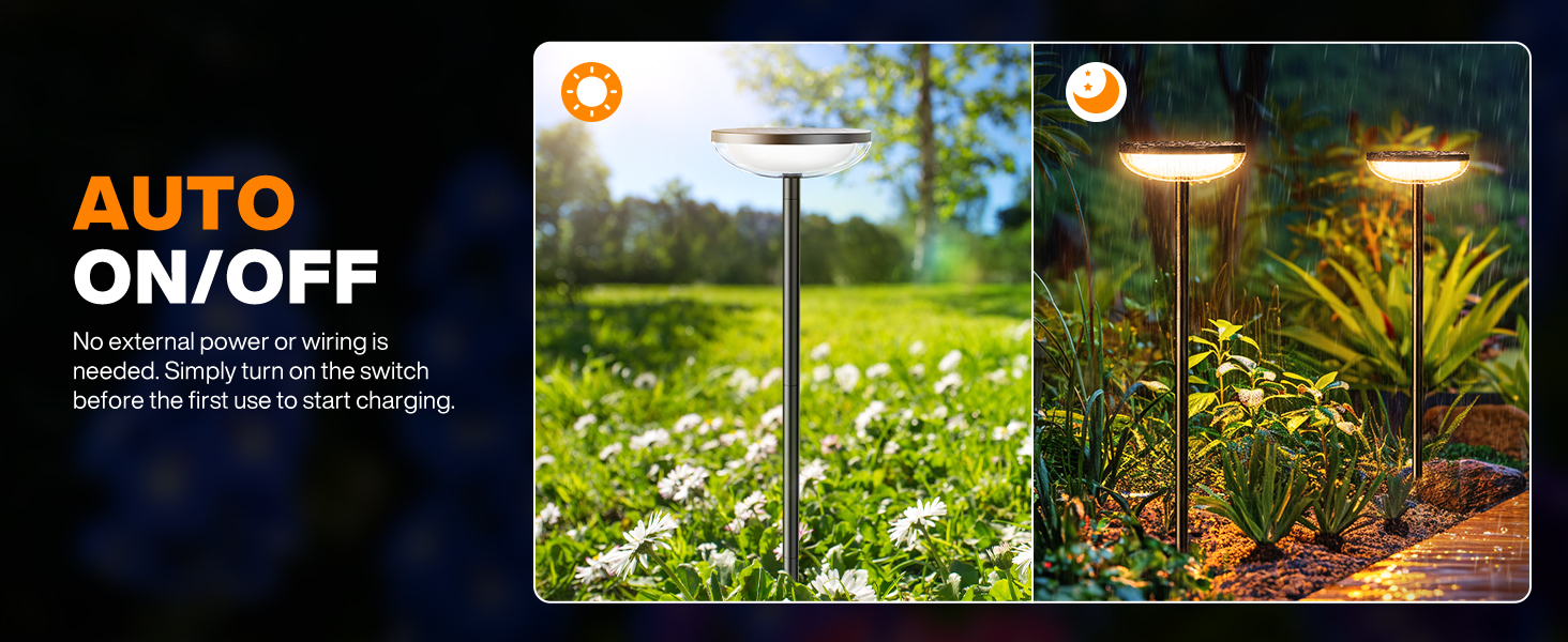 solar lights outdoor waterproof