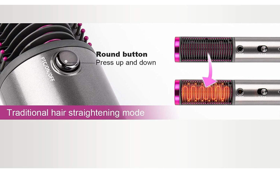 3-in-1 hair styling brush