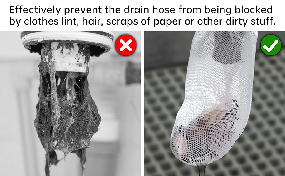 32Piece Lint Trap and Cable Ties Set for Washing Machine