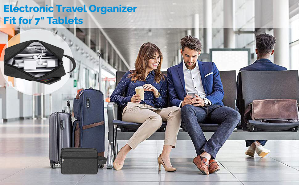 Cables gadgets carry on bags case travels padded storage store holder