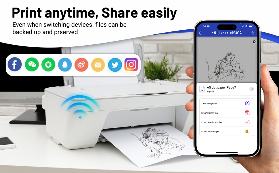 Smart Writing Set with Real - Time Sync