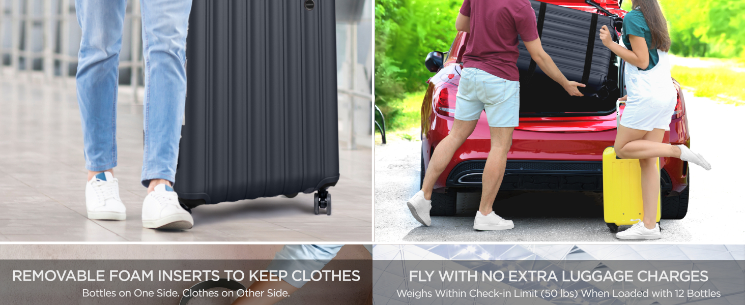 wine travel suitcase wine check suitcase liquor traveling case wine bottle suitcase for air travel