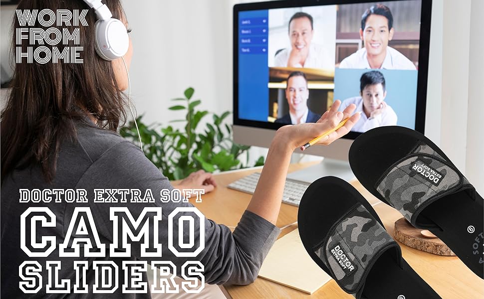 Doctor Extra Soft Camo Slider for women.